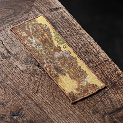 Retro dažytas arbatos rankšluostis Zen Kung Fu arbatos audinys, sugeriantis medvilninis arbatos audinys Medvilninis lininis audinys, virtuvės arbatos rinkinio priedai