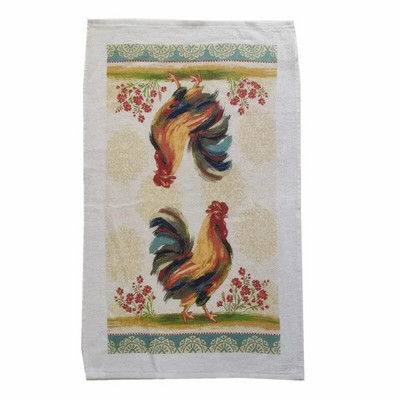 1tk 38x63cm värviline trükitud puuvillane köögirätikuga pesulapp vett imav puhastusvahend pühadekink