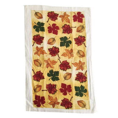 1tk 38x63cm värviline trükitud puuvillane köögirätikuga pesulapp vett imav puhastusvahend pühadekink