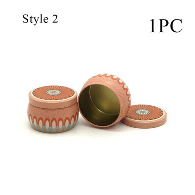 Tea Caddy Teekarp Säilituskarbid Küünlapurgid Kommid Suupisted Kohv Väike plekk Mini Kaasaskantav Retro stiilis Metallpurgid Pakend Teenõud