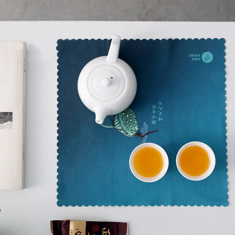 Hiina stiilis teerätikuriie imav kaltsukas teerätikuriie kodupuhastusvahend majapidamises paksendatud laua puhastuslapp puuvillane