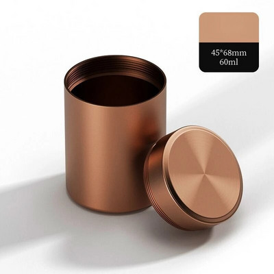 Mini cutie metalică cutie de ceai din oțel inoxidabil Container portabil de călătorie mic Borcan cu zahăr pentru cafea Organizator