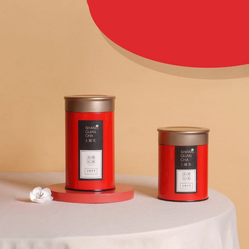 Metallist tee konservikarbid must tee roheline tee metallist suletud tee pakkekarp kohvi lõhnakindel konteiner