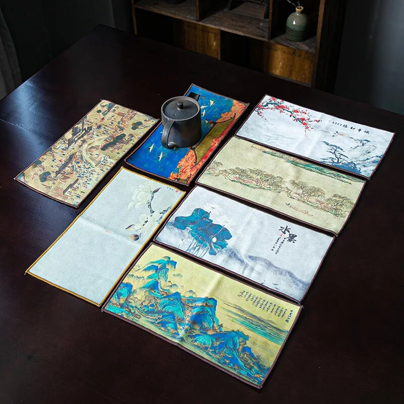 Sugerkite vandens stalo rankšluostį, plačiai naudojamą medvilninį liną Daugiafunkcis kūrybiškas glaustas rankšluosčio rankšluostis dekoravimui