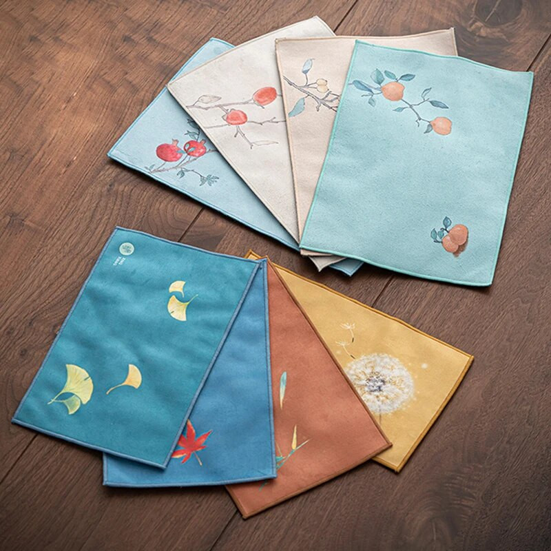 Paks hiina seemisnahast teerätik, värvitud rätik Super Absorben, pehme majapidamisköögi paksendatud laua puhastuslapp.