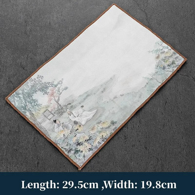 Flystpp puuvillane linane imav teerätik Teetseremoonia tarvikud Laudlina kalts Lihtsas stiilis teematt teetseremoonia tarvikud