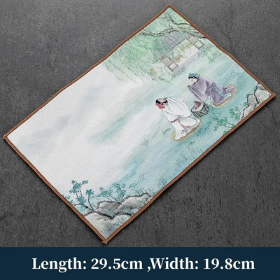 Flystpp puuvillane linane imav teerätik Teetseremoonia tarvikud Laudlina kalts Lihtsas stiilis teematt teetseremoonia tarvikud