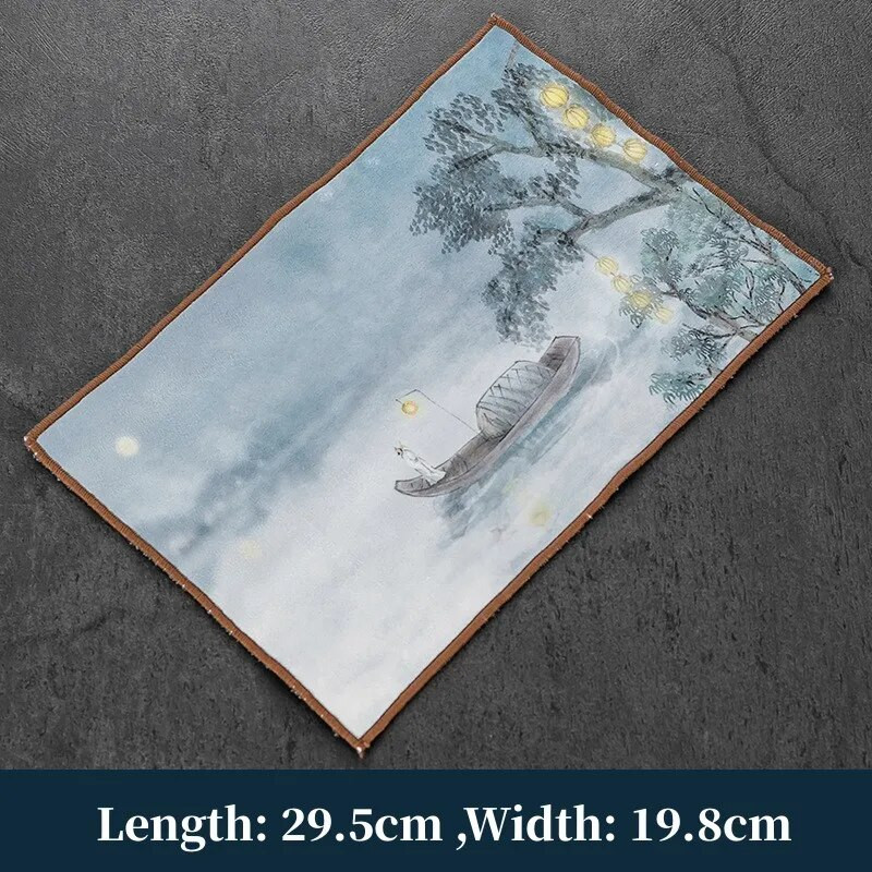 Flystpp puuvillane linane imav teerätik Teetseremoonia tarvikud Laudlina kalts Lihtsas stiilis teematt teetseremoonia tarvikud