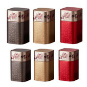 Kaasaskantavad väikesed teepakendid, karp, minitühi teepurk Vintage plekk-konteinerid Teesulgur, niiskuskindel