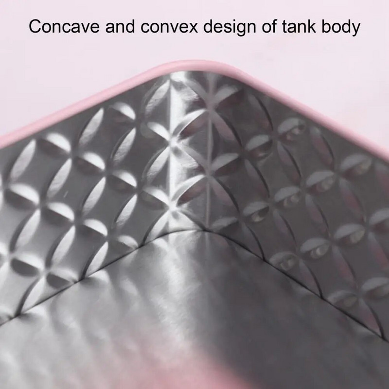 Dekoratiivne tühi rauast kast šokolaadile kaasaskantav kommihoidja Ruudukujuline pastillimustriga metallist hoiuruum kodukorrastajale