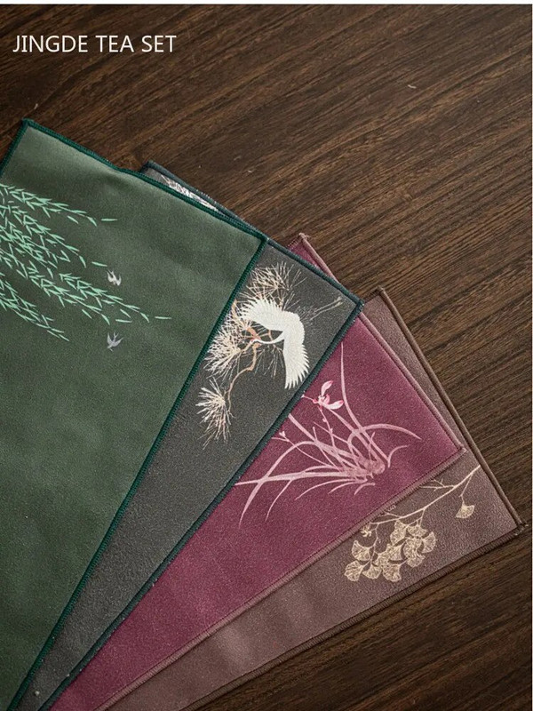 Podebljani kineski oslikani kuhinjski ručnik Super upijajuće podloge za stol Kuhinjski ručnik za čišćenje Visokokvalitetni pribor za pribor za pribor