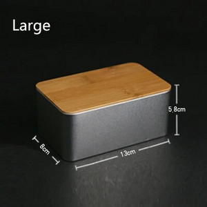 Bambusest kaanega hoiukarbid kaunistused säilituskonteinerid ehted plekkümbriskonteinerid kaanega hoiukarbid kommikonteinerid