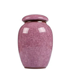 Väike kokkuvõtlik keraamiline jääpragude teekarp Mini hoiukonteinerid Teepurk, suletud teekomm Teetarvikud