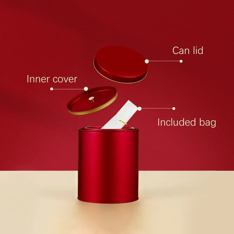 General Nou Ambalare cutii de ceai Cutii din tablă pentru depozitarea cutiilor goale Cutie de depozitare pliculețe de ceai