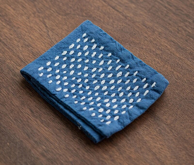 Käsitsi valmistatud puuvillane linane nõudepesulapp Jaapani stiilis lauasalvrätikud Teetseremoonia Taimede värvimine Serveerimine Teerätikud Aksessuaarid