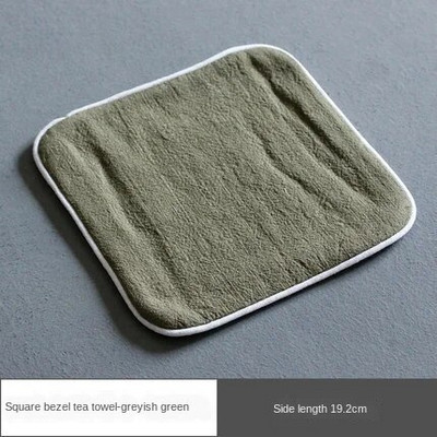 Puuvillasest ja linasest teekangast potimatt Zen käsitsi maalitud imav eriti paks teerätik Kuivatuspoti kandik Kung Fu teekomplekt teesalvrätik