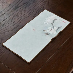 Seemisnahast teerätik majapidamises kasutatav Zen-tee laudlina matid Hiina tipptasemel teesalvrätikud imav puhastusrätik Kung fu teetarvikud