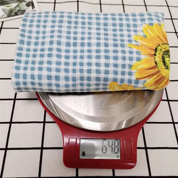 38x63cm Щампа 100% памук Чаена кърпа за ръце Кухненска кърпа за съдове Водопоглъщаща кърпа за домакинско почистване