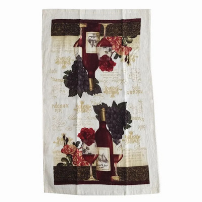 38x63cm Imprimat 100% bumbac, ceai, prosop de mână, cârpă de bucătărie, cârpă de curățare pentru uz casnic, absorbție de apă