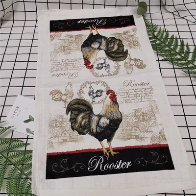 38x63cm Imprimat 100% bumbac, ceai, prosop de mână, cârpă de bucătărie, cârpă de curățare pentru uz casnic, absorbție de apă