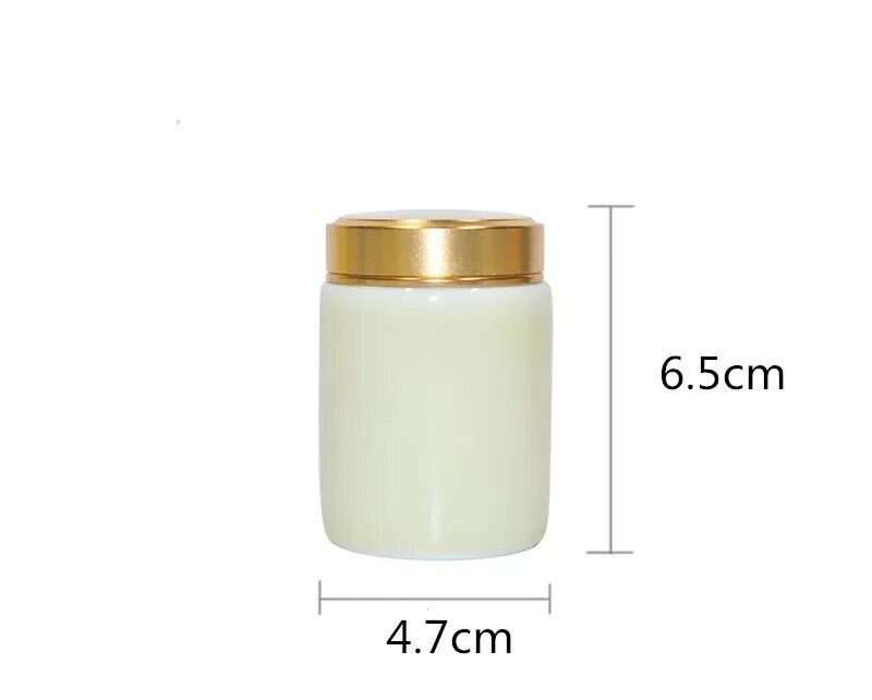 Celadoni metallist keeratava korgiga miniteepurk väike mugav reisihotell väike teekann keraamiline puuder, rouge huulepulga hoiupaak