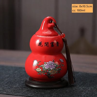 180 ml kineska keramička posuda za pohranu čaja Pu'er, zatvorena, otporna na vlagu, limenka za čaj, kućna prijenosna posuda za kavu, pribor za čaj