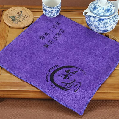 Teekangas Absorbent Tugev Teesalvrätikud Teekomplekt Aksessuaarid Kena Kingitus Teerätikud 1 tk Fiber 30*30cm