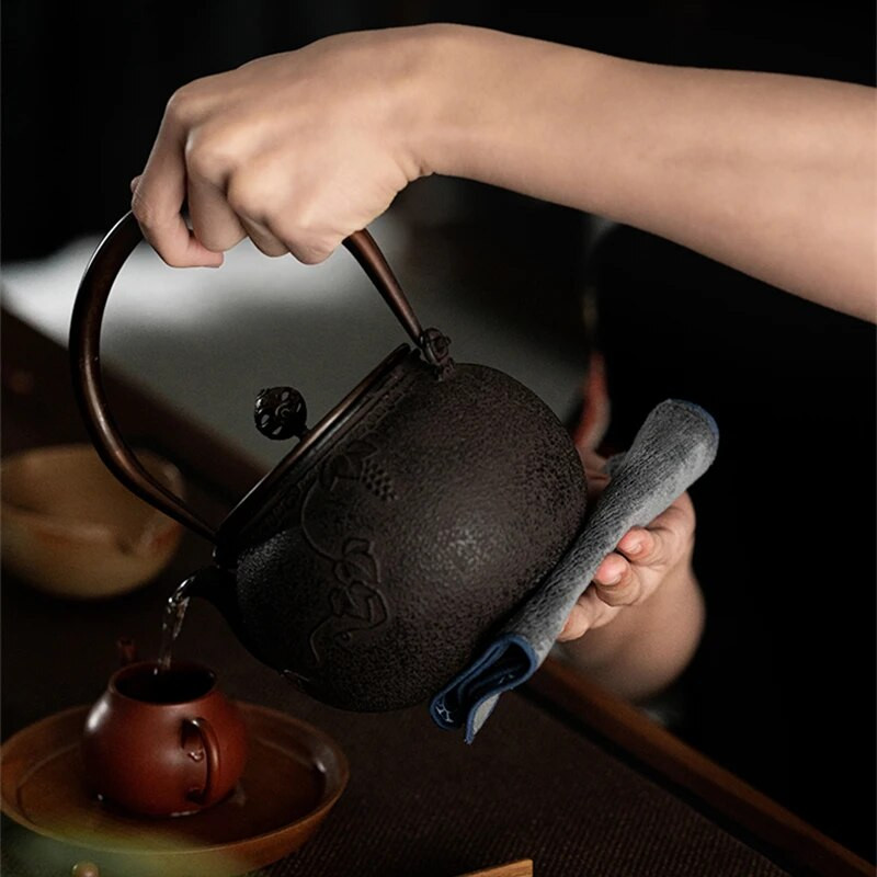 Hiina pilvepuuvillane nõudepesuriie lauasalvrätikud Teetseremoonia matt Serveerimine teerätikute tarvikud taldrikule mõeldud salvrätik