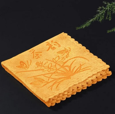 2 vnt / rinkinys Sutirštintas rankšluostis Minkštas Valymas Pliušis Sugeriantis Vandenį Skudurinė Arbatos Servetėlės Audinys Stalo arbatinukas Padėkliukas arbatos rinkinys Priedai