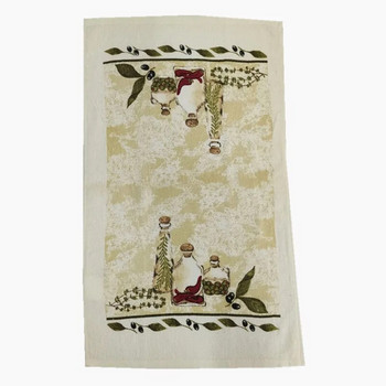 1 бр. 40x70 см цветна щампована памучна кърпа за чай Кухненска кърпа за съдове Водопоглъщаща почистваща кърпа Подарък за парти в дома