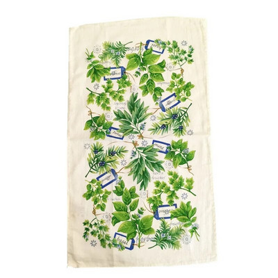 1Τμ 40x70cm Πολύχρωμη εμπριμέ βαμβακερή πετσέτα τσαγιού Πανί κουζίνας Πανί καθαρισμού Απορρόφησης νερού Δώρο πάρτι για το σπίτι