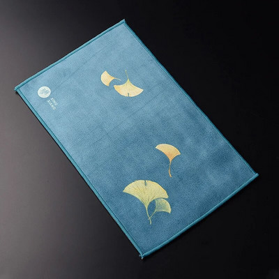 Teerätik Mikrokiust imitatsiooniga hirvenahast kahekihiline Kung Fu teekomplekt käterätikud Käsitsi maalitud paksendatud puhastuslapp köögirätik