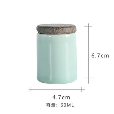 Celadon Boutique teekann Väike kaasaskantav mini-teekannus Jaapani stiilis keraamiline suletud pott puidust kaanega tee lao teekomplekt