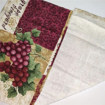 1 бр. 38x63 см цветна щампована памучна кухненска кърпа за чай Хавлиена кърпа за домашен парти, подарък