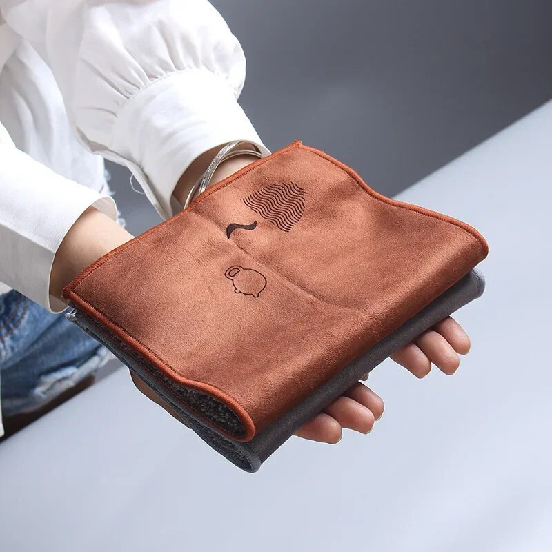 Kung Fu teerätik teelapp imav paksendatud teekomplekt käterätik teelaud teelaualina spetsiaalsed salvrätikud teelaua tarvikud Zen