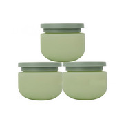 250g türkiissinine matt kreempudel juuksemask koorimispudeli meigikonteineri näidiskosmeetikakarbi tühje purgipoti uuesti täidetavad pudelid