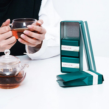 Кутия за опаковане на торбичка чай Запечатана правоъгълна тенекиена кутия Контейнер за чай Преносима торбичка чай Кутия за съхранение на кафе