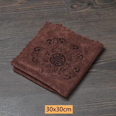 Vintage ζωγραφιστό πετσέτα τσαγιού Τραπεζάκια τσαγιού Τραπεζομάντιλα Ειδικά κουρέλια Σετ τσαγιού Αξεσουάρ καθαρισμού Home Square Absorbent Tea Mat