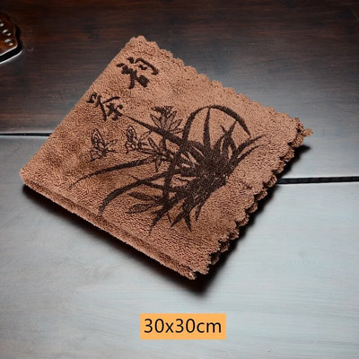 Vintage ζωγραφιστό πετσέτα τσαγιού Τραπεζάκια τσαγιού Τραπεζομάντιλα Ειδικά κουρέλια Σετ τσαγιού Αξεσουάρ καθαρισμού Home Square Absorbent Tea Mat