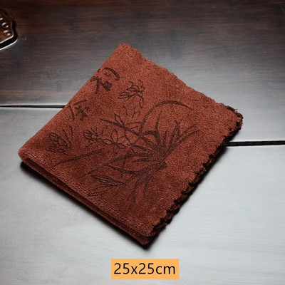 Vintage ζωγραφιστό πετσέτα τσαγιού Τραπεζάκια τσαγιού Τραπεζομάντιλα Ειδικά κουρέλια Σετ τσαγιού Αξεσουάρ καθαρισμού Home Square Absorbent Tea Mat