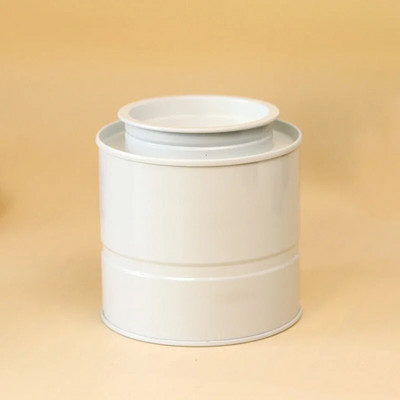 Teepurgi hoiustamine plekk-konteiner kanisterkarp metallist lahtiselt jahu kommid terasest roostevabast lehtedest köök suletud pakend teenõud