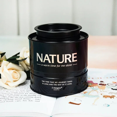 Teepurgi hoiustamine plekk-konteiner kanisterkarp metallist lahtiselt jahu kommid terasest roostevabast lehtedest köök suletud pakend teenõud