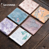 Prosop de ceai îngroșat de ultimă generație Prosop de curățare pentru ceainic Prosop de absorbție Servețele de ceai de uz casnic Pânză de ceai Decorare Cha