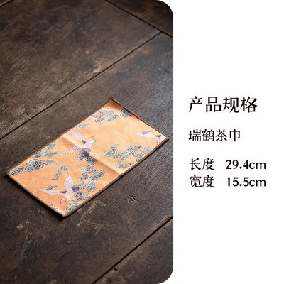 Prosop de ceai îngroșat de ultimă generație Prosop de curățare pentru ceainic Prosop de absorbție Servețele de ceai de uz casnic Pânză de ceai Decorare Cha