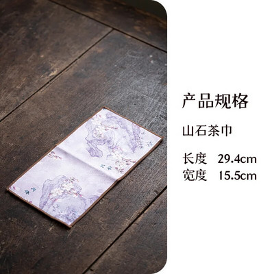 Prosop de ceai îngroșat de ultimă generație Prosop de curățare pentru ceainic Prosop de absorbție Servețele de ceai de uz casnic Pânză de ceai Decorare Cha