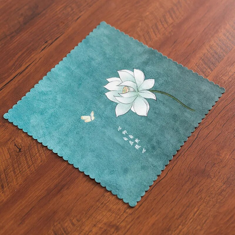 Mikrokiust teerätikud paksendatud imav kalts Käsitsi maalitud majapidamisrätik teetarvikud puhastuslapp laua alusmatt