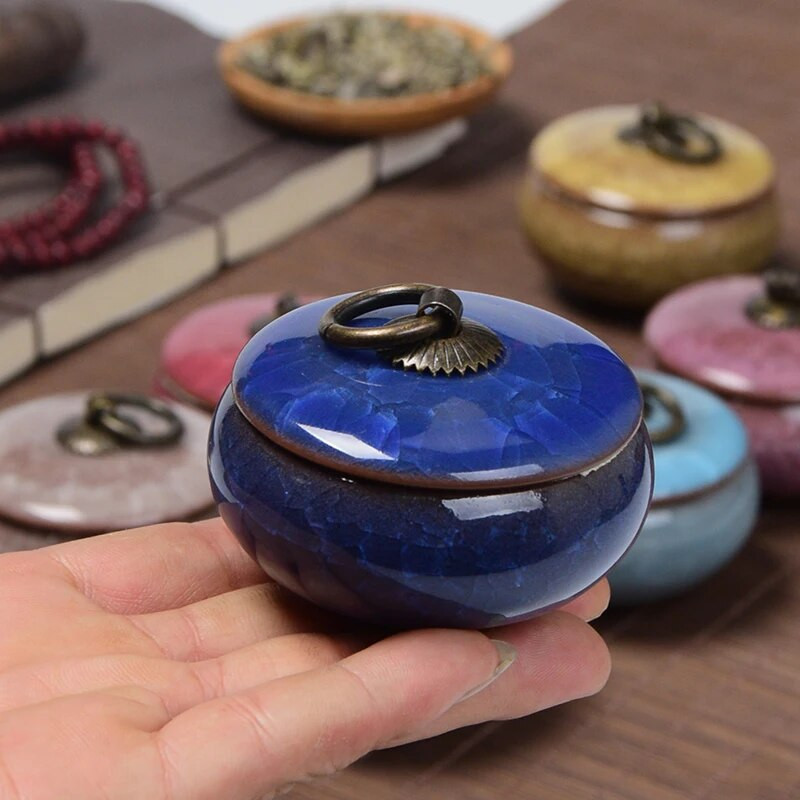 JIA-GUI LUO-keraamiline purk, tee hoiukarp, suletud purgid, kaasaskantav, reisimine, köök, baaritarbed, D011