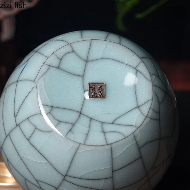 Metallkaanega keraamiline purk Tee Caddy teekarp Suletud purgi hoiupaak Teekorgiti Teekonteiner kommipurgid Toidu säilituskarp