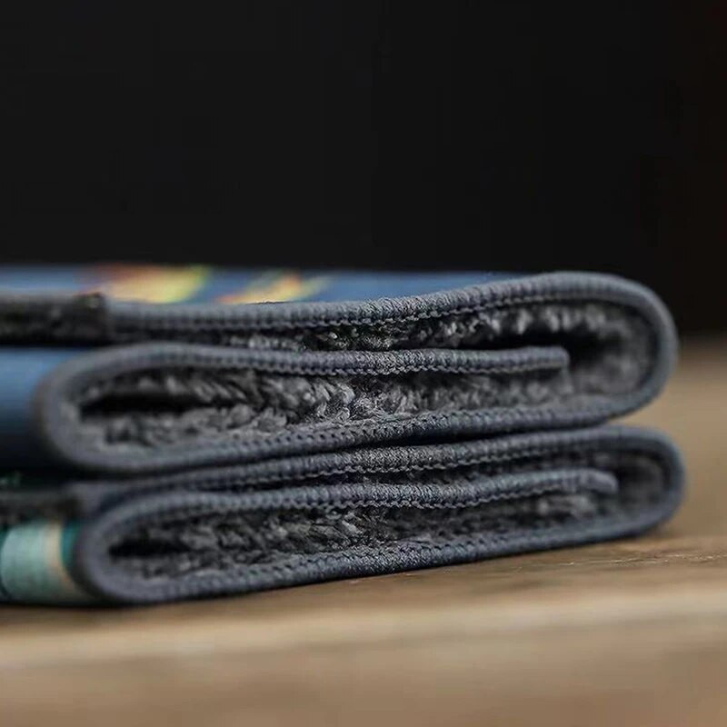 Medvilninis rankšluostis Kinų stiliaus arbatos audinys, sugeriantis molinis arbatos kilimėlis Kung Fu arbatos servetėlė arbatos priedai 20X30CM