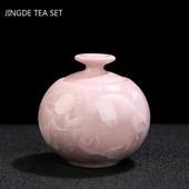 Keraamiline kristallglasuur Väike Tee Caddy Kaasaskantav Kohvihoidja Purk Köök Teepurk Vürtsid Niiskuskindel paak Teekomplekt Tarvikud